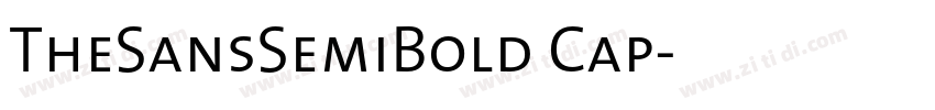 TheSansSemiBold Cap字体转换 TheSansSemiBold Cap字体转换